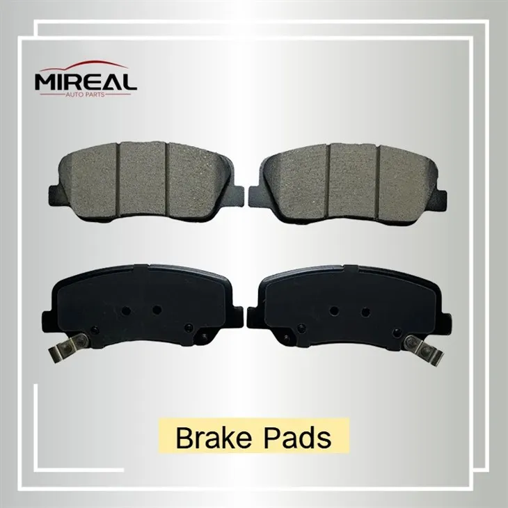 Nova fórmula ceràmica amb poca pols Accessoris per a automòbils personalitzats Pastilles de fre de cotxe per a GDB3124